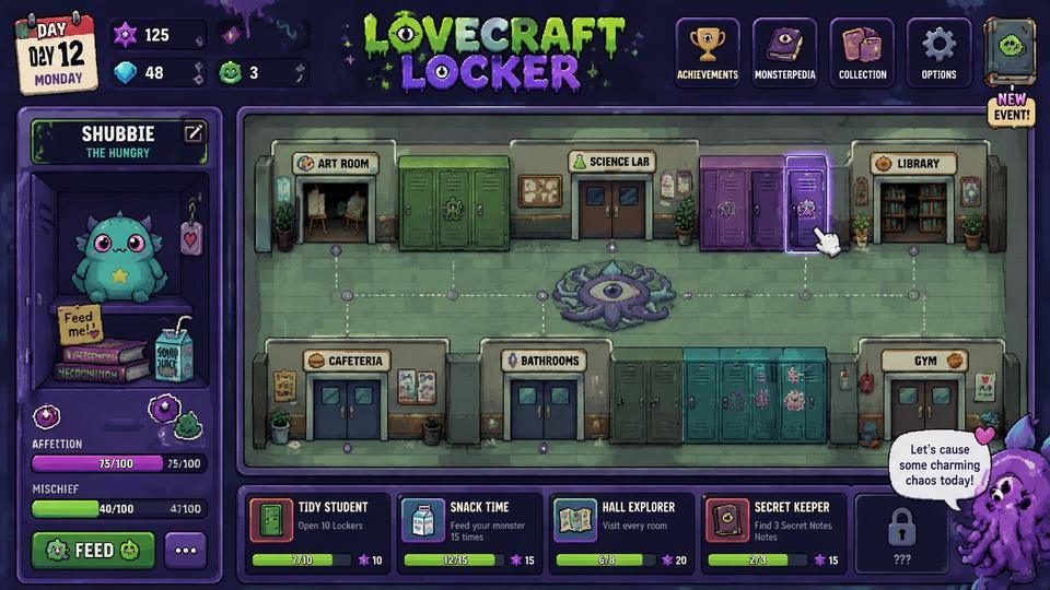 Lovecraft Locker 角色养成 场景图